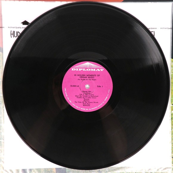 Jay Dodds 20 Golden Moments Of Organ Music 1977 Music 12" Vinyl LP Record DS 242 - Picture 4 of 8